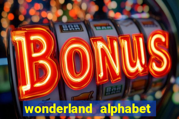 wonderland alphabet comic studio